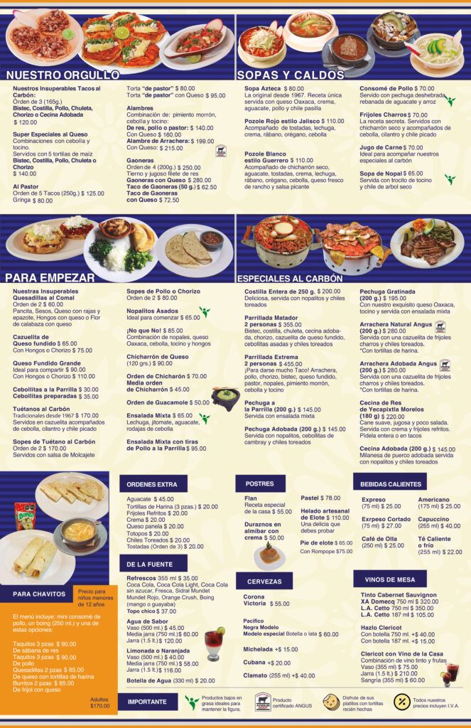 menu 2024